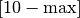 [10-\text{max}]